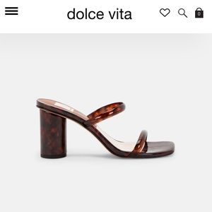 Dolce Vita Noles Tortoise Sandal Heels